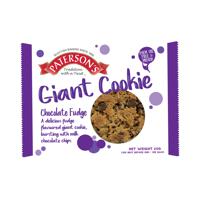 Patersons Giant Cookie Chocolate Fudge 60g (Pack of 18) F5319