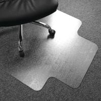 Floortex Advantagemat PVC Lipped Chair Mat for Carpets up to 6mm Thick 1340x1150mm