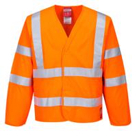 Portwest Hi Vis Anti Static Jacket Flame Resistant L/XL Orange