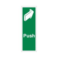 5 Star Push Sign SAVE Vinyl 150x50mm VPUSHSAV515