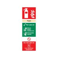 5 Star Foam Extinguisher For Use On Sign Vinyl 300x100 VFF094SAV1030