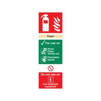 5 Star Foam Extinguisher For Use On Sign Plas 300x100 VFF094SRP1030