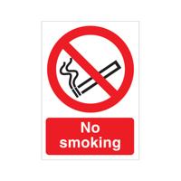 5 Star No Smoking Sign SAVE Vinyl A5 P089SAVA5