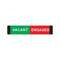 5 Star Vacant/Engaged Slider Sign Anodised Aluminium 50x200mm VOF142