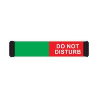 5 Star Do Not Disturb Slider Sign Anodised Aluminium 50x200mm VBA104