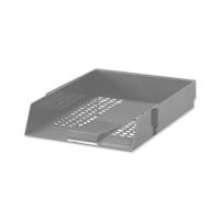 5 Star Letter Tray High-impact Polystyrene Foolscap Grey 295837