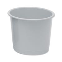 5 Star Office Waste Bin Polypropylene 14 Litre Capacity 304x254mm Grey