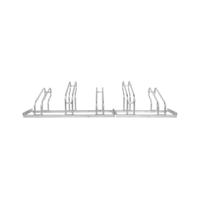 City Classic Bicycle Rack Single Side 5 Cycle Capacity FS601414