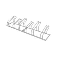 City Classic Bicycle Rack Single Side 6 Cycle Capacity FS601445