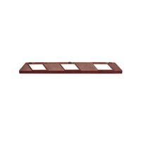 Park-Aid Wheel Stop 1200mm Brick Red/Wht FS606112