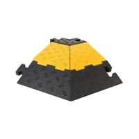 Traffic-Line Cable Protect Ramp Large Left Angle Sec Ylw/Blk FS607126