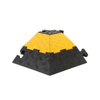 Traffic-Line Cable Protect Ramp Med Right Angle Sec Ylw/Blk FS607508