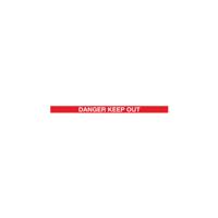 WeatherMaster 250 Red Post Danger Keep Out Red/White Pack 2