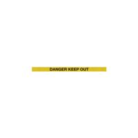 SafetyMaster 450 Yellow Post Danger Yellow/Black 3.4m Pack 2