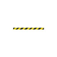 WallPro 450 Barrier Blk with Ylw/Blk Belt 7.6m