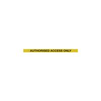 WallMaster 300 Barrier P/Chrome with Auth Access Ylw/Blk Text Belt 3m