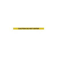 WallMaster 300 Barrier P/Chrome with Do Not Enter Ylw/Blk Text Belt 3m
