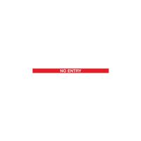 WallMaster 450 Magn Back/Belt End Barrier Ylw + No Entry Red/Wht 10.6m