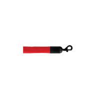 5 Star Economy Velour Rope Red 1.8m with Black Ends