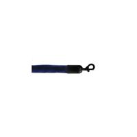 5 Star Economy Velour Rope Blue 1.8m with Black Ends