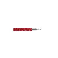 5 Star Braided Rope Red 1.8m with Polished Chrome Ends