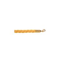 5 Star Braided Rope Gold 1.8m with Polished Brass Ends