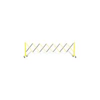 5 Star FlexPro Expanding Barricade Yellow/Black 3.4m
