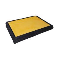 5 Star SpillTrapper Oil Absorbent Mat Small Yellow Pack of 5 FS637970