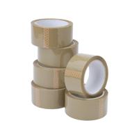 5 Star Packaging Tape Buff 48mmx66m Pack of 6 638655