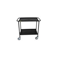 5 Star Mobile Shelf Trolley with Steel Shelves 950x450x900mm FS644190