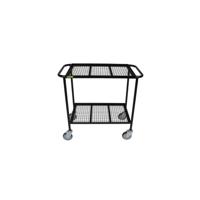 5 Star Mobile Shelf Trolley with Mesh Shelves 950x450x900mm FS644237
