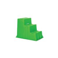 5 Star 3 Tread Industrial Steps PE Green 520x740x635mm FS645982