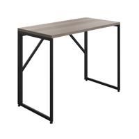 5 Star Lova Folding Rectangular Desk Grey Oak/Black FS646385