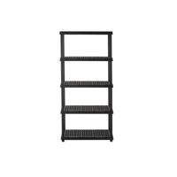 5 Star Hdut 5 Tier Shelving Plastic 900x460x1800mm FS646798