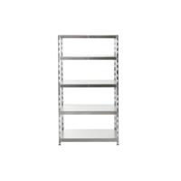 5 Star Hdut 5 Tier Galvanised Shelving 1000x600x1800mm FS646996