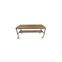 5 Star Mobile Workstation with Undershelf 1800x600x860mm FS647283