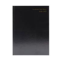 5 Star Academic Diary Week To View A4 Black 2026-2027 KF3A4ABK26