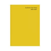 5 Star Academic Diary Week To View A5 Yellow 2026-2027 KF3A5AYL26
