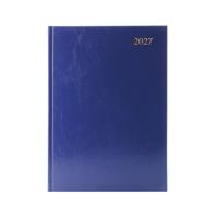 Desk Diary 2 Page Per Day A4 Blue 2027 KF2A4BU27