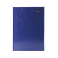Desk Diary Day Per Page Appt A4 Blue 2027 KFA41ABU27