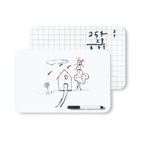 5 Star Frameless Non-Magn Whiteboard Plain/Grd A4 Pack of 12 FS669012