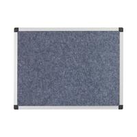 5 Star Fire Retardant Noticeboard 600x900mm Grey FS669100