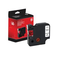 Five Star Non-OEM Replacement for Dymo 40913 Black on White 9mm x 7m FS671420