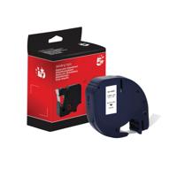 Five Star Non-OEM Replacement for Dymo 91201 White 12mm x 4m FS671425