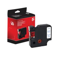 Five Star Non-OEM Replacement for Dymo 40914 Blue on White 9mm x 7m FS672454