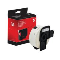 Five Star Non-OEM Replacement for Brother DK-11201 Black on White 29mm x 90mm 400/Roll FS672577