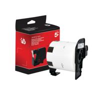 Five Star Non-OEM Replacement for Brother DK-11209 Black on White 62mm x 29mm 800/Roll FS672697