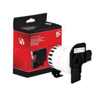 Five Star Non-OEM Replacement for Brother DK-22212 Black on White 62mm x 15.24m FS672907