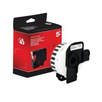 Five Star Non-OEM Replacement for Brother DK-22214 Black on White 12mm x 30.48m FS673157