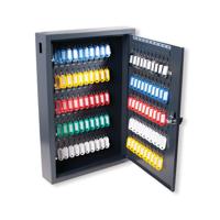 5 Star Deluxe Steel Key Cabinet 100 Key Capacity Dark Grey FS675119